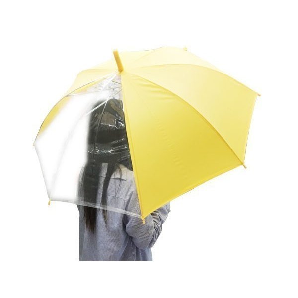 学童ジャンプ傘 透明窓付き安全 55cm #532MAｘ１本/送料無料_画像3