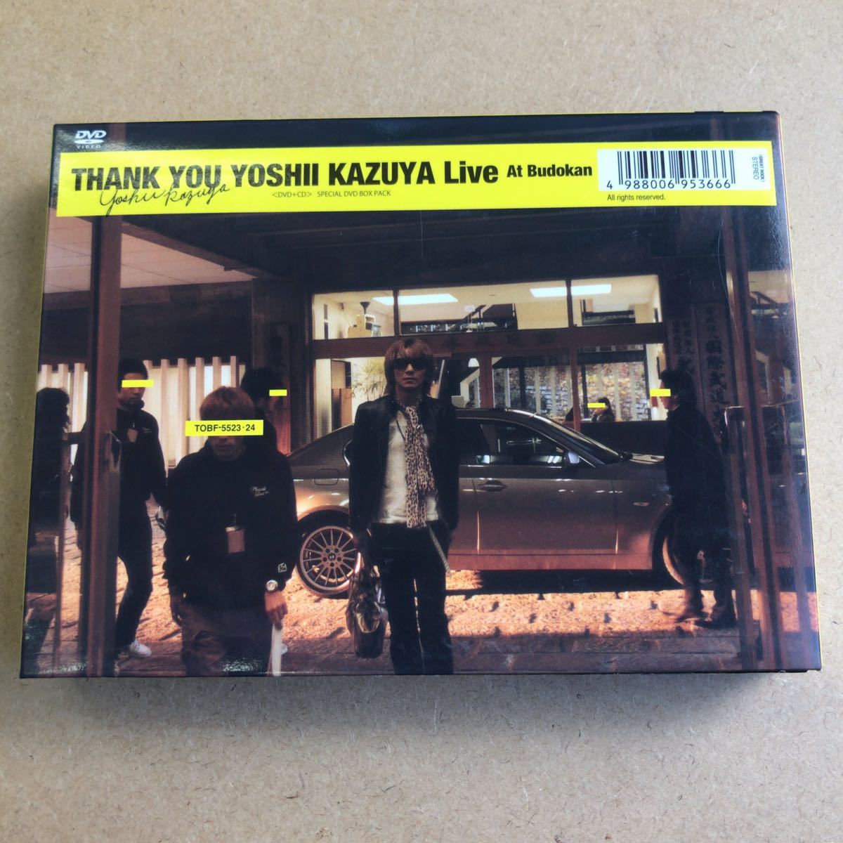 送料無料☆吉井和哉『THANK YOU YOSHII KAZUYA Live At Budoukan』初回限定盤2DVD＋CD☆美品☆THE YELLOW MONKEY☆264_画像1