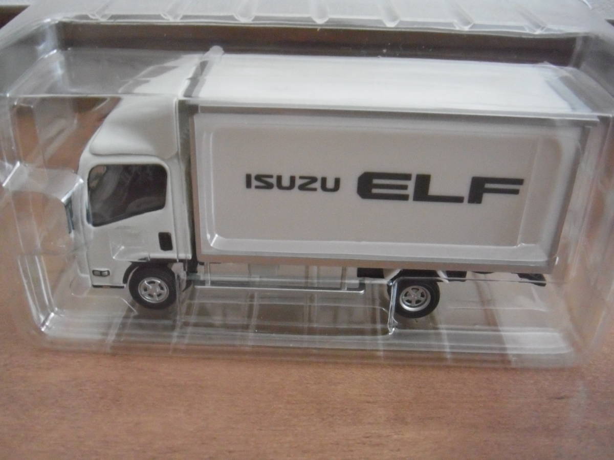 いすゞ　エルフ　ミニカー　トラック　白　ホワイト　ISUZU　ELF　smoother-Ex　ISUZU　ELF_画像3
