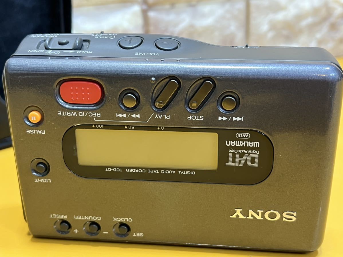 SONY ソニー デジタル オーディオ テープレコーダー TCD-D7 DAT