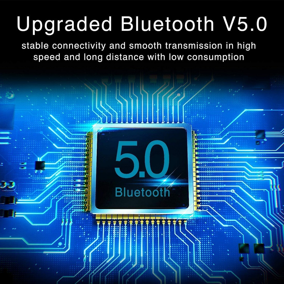 Bluetooth ヘッドセット5.0 高音質片耳 内蔵マイクBluetoothイヤホン ビジネス 快適装着 ハンズフリー通話 また日本技適マーク取得品_画像4