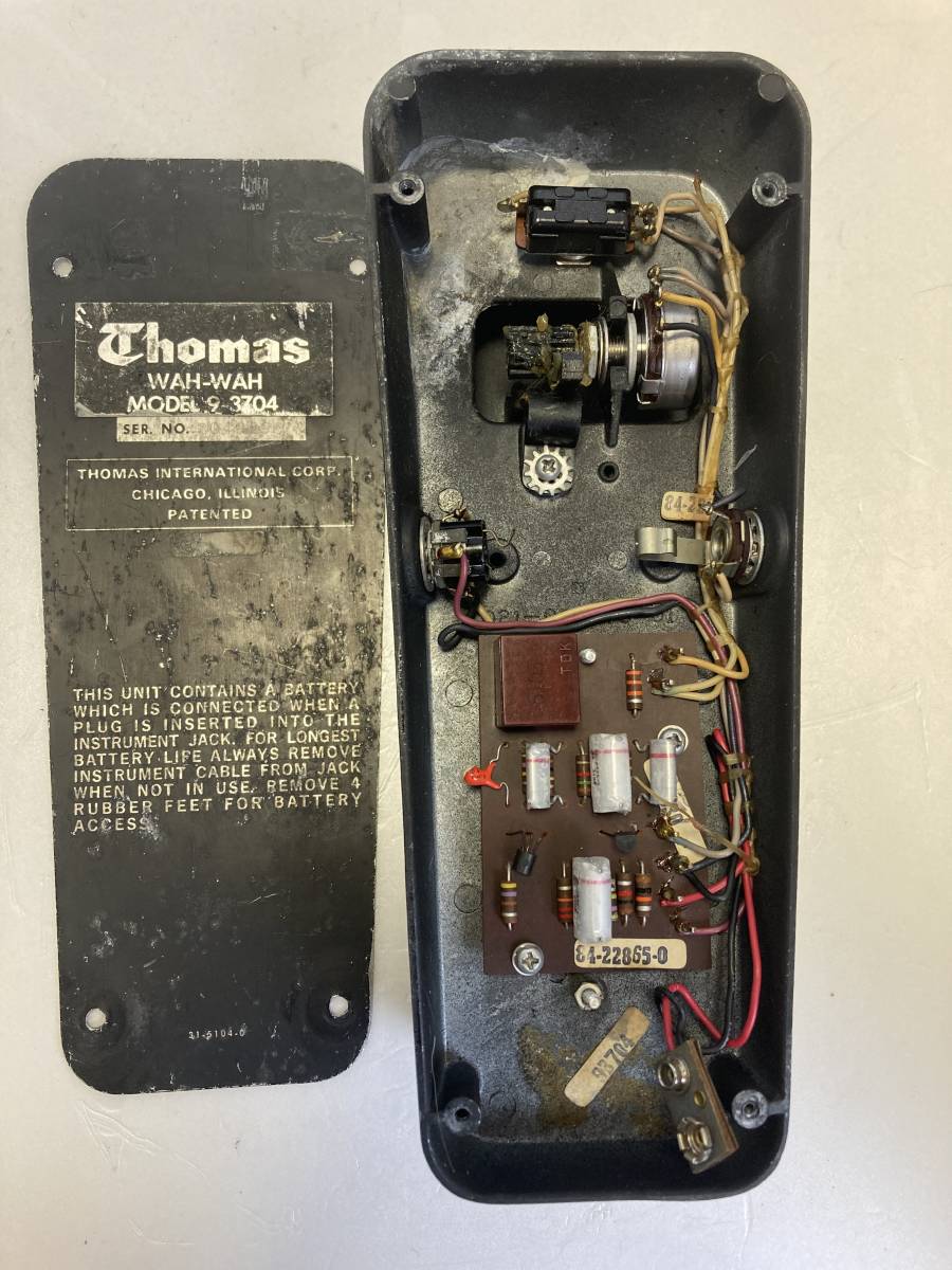 Thomas Organ Wah-Wah Model 9-3704 1970年代後半? Crybaby Vox