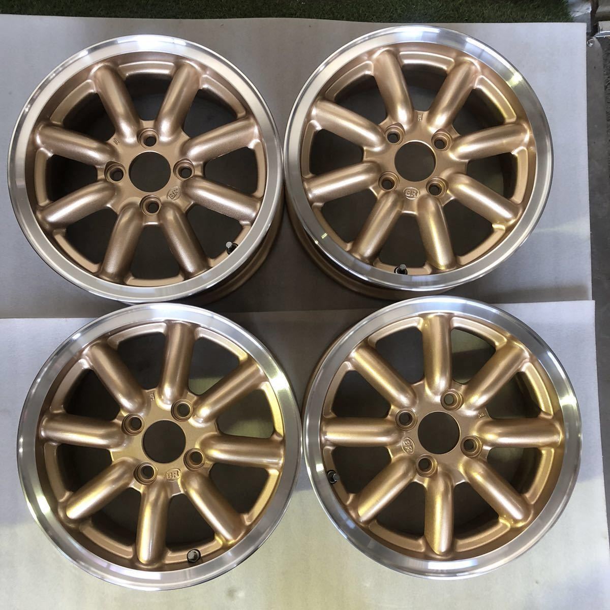 55360407】☆美品☆程度良好☆BR BLACK RACING 14インチ 6.0-JJ×14 ET