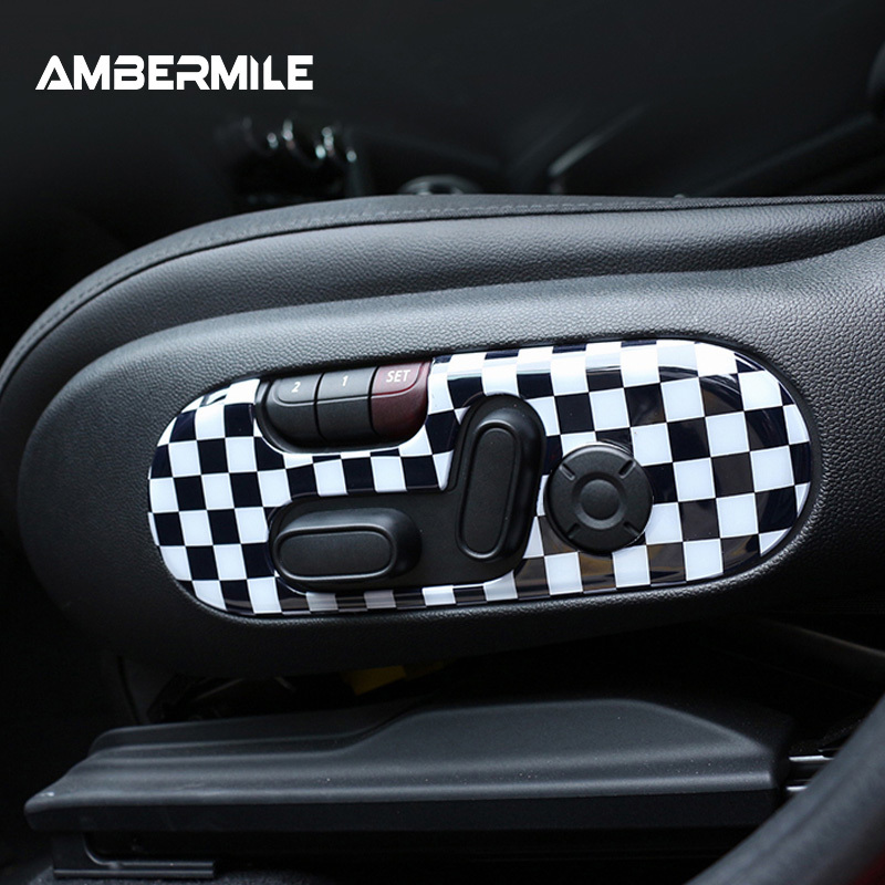 ミニクーパー F60 カントリーマン フロント シート 調整 スイッチ ボタン カバー ABS インテリア 内装 パーツ アクセサリー_画像3