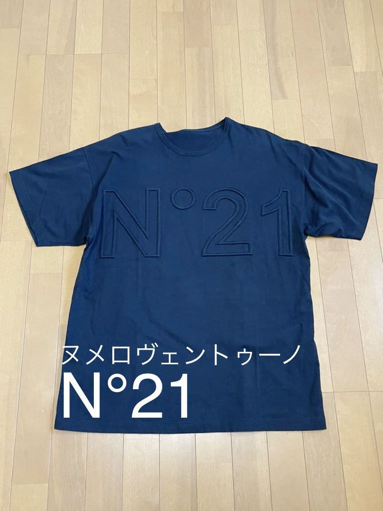 ヌメロヴェントゥーノ ジルマー N°21 クルーネック Tシャツ カットソー ブラック