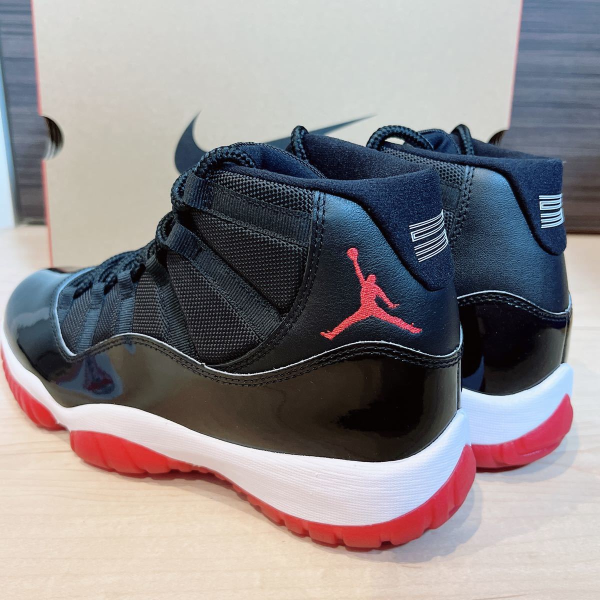 【新品未使用】27cm NIKE AIR JORDAN 11 RETRO BRED ナイキ エアジョーダン11 ブレッド US9 378037-061