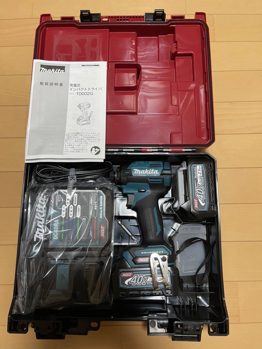 1円 スタート 新品 マキタ インパクトドライバ 40V TD002GRDX 充電 大人も着やすいシンプルファッション インパクトドライバ・TD002GRDXB・ブラック・領収書OK・マキタ新品工具 工具/メンテナンス