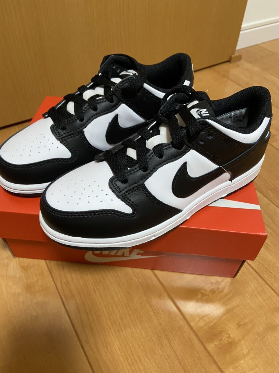 新品未使用未着用品 21センチ Black Dunk Low Nike Ps White Panda キッズ ダンク ナイキ パンダ レトロ ロー 新入荷 Nike