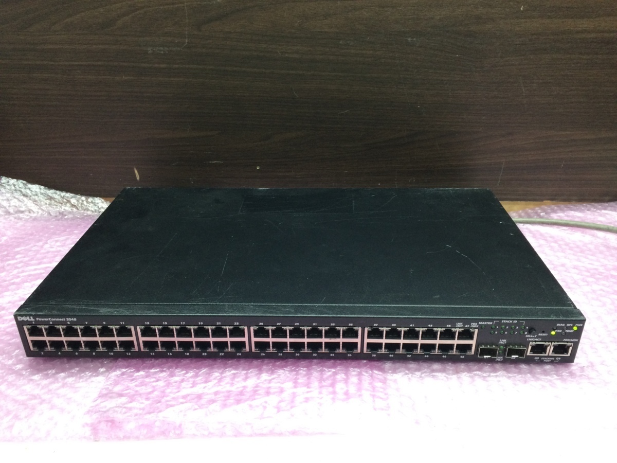 DELL PowerConnect 3548 VLAN対応 L2マネージドスイッチ 48PORT　_画像1