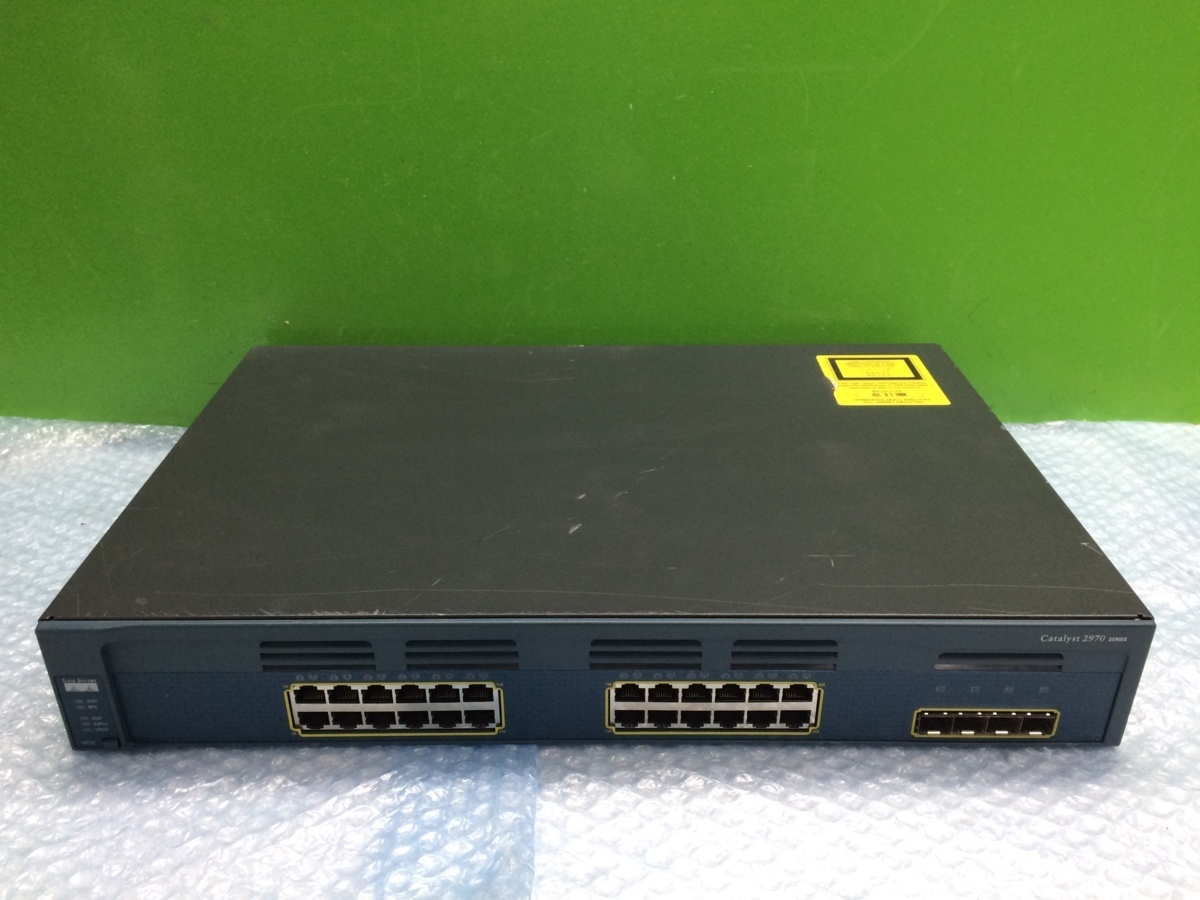 Cisco Catalyst 2970シリーズ WS-C2970G-24TS-E 24-Port Ethernet Switch