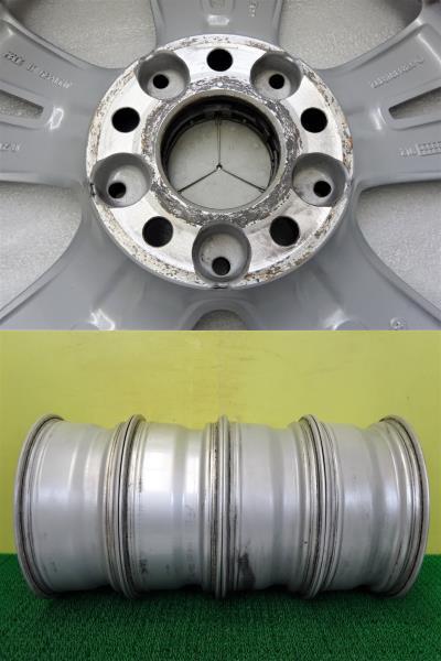 H1870 ベンツ Cクラス 純正 17 x 7.5J +47 5H 112 シルバー 4本 W204 品番 A204 401 0402 ※商品説明要確認_画像7