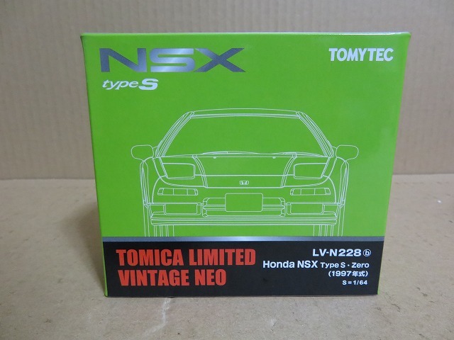 TOMICA Limited Vintage NEO Honda NSX Type S Zero 1997 1/64 Tomytec LV-N228b