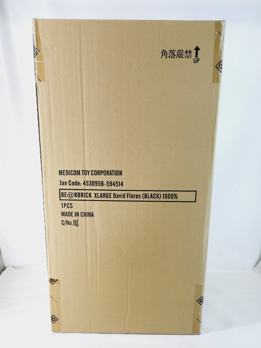 BE@RBRICK XLARGE David Flores BLACK 1000% | psychiatriefes.org
