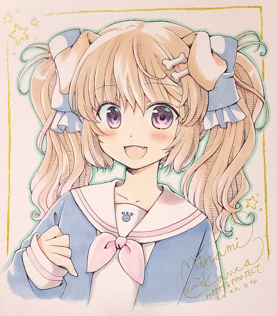 Yahoo!オークション - スケブ風直筆イラスト色紙 オリジナル猫耳 Yahoo!オークション - スケブ風直筆イラスト色紙 オリジナル猫耳