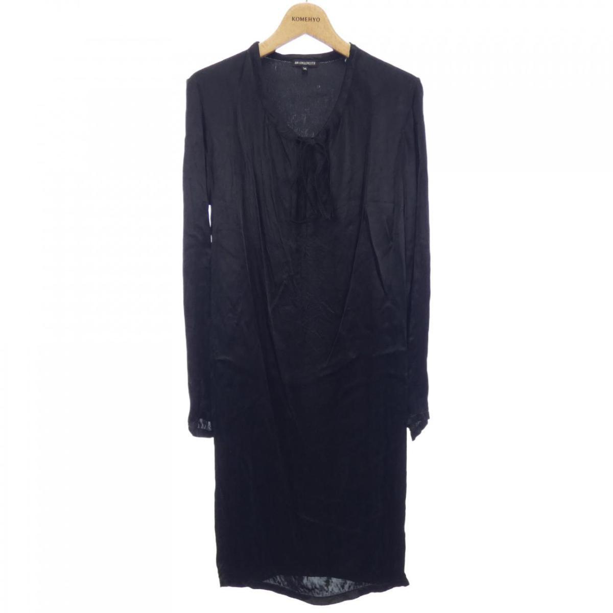 黒タタキSL/朱天黒 ANN DEMEULEMEESTER チュニック 本人期