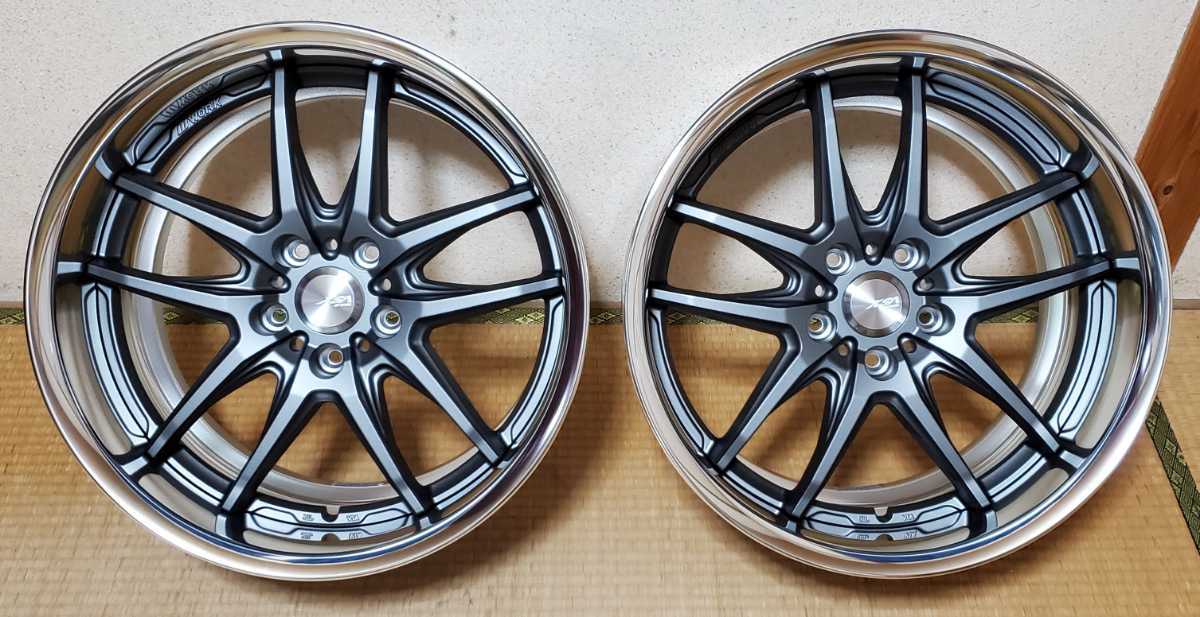 想像を超えての PCD100 work WORK EMOTION 4穴 18インチ ホイール
