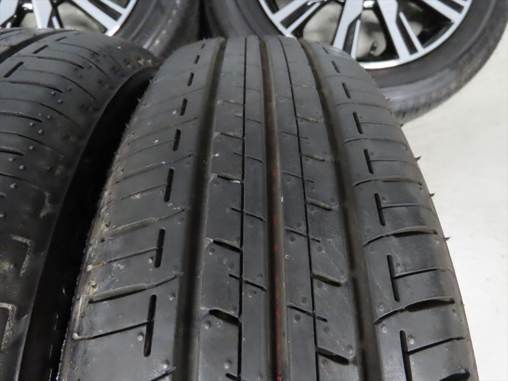 ガリ傷無 イボ付タイヤ ダイハツ タントカスタム 純正 155/65R14 ブリヂストン エコピア 4.5J +45 PCD100 4穴 ムーヴ ウェイク_画像3