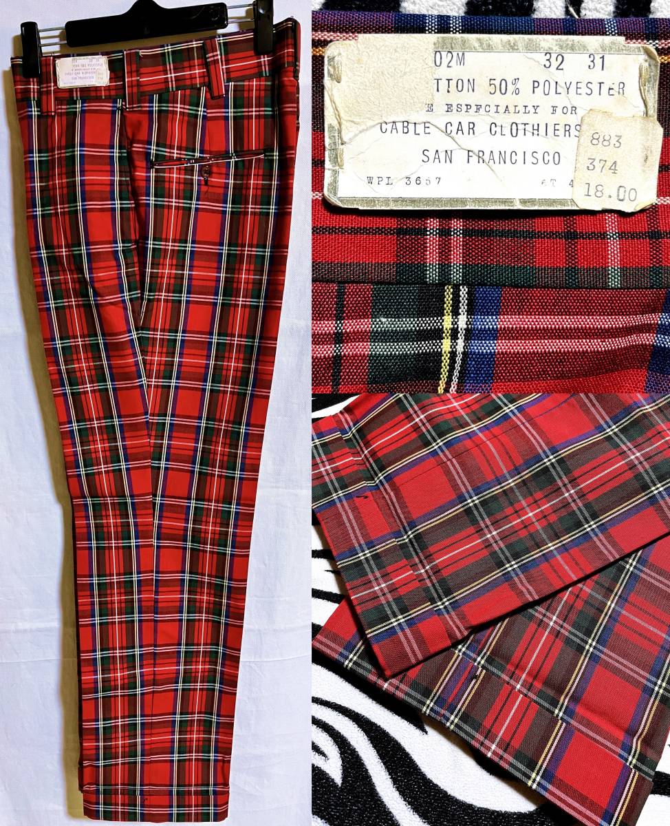 CABLE CAR CLOTHIERS デッドストック ヴィンテージ タータンチェック
