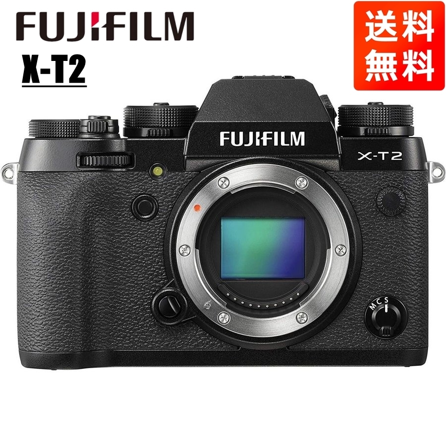 直送商品 ボディ X-T2 FUJIFILM 富士フイルム ブラック 中古 カメラ