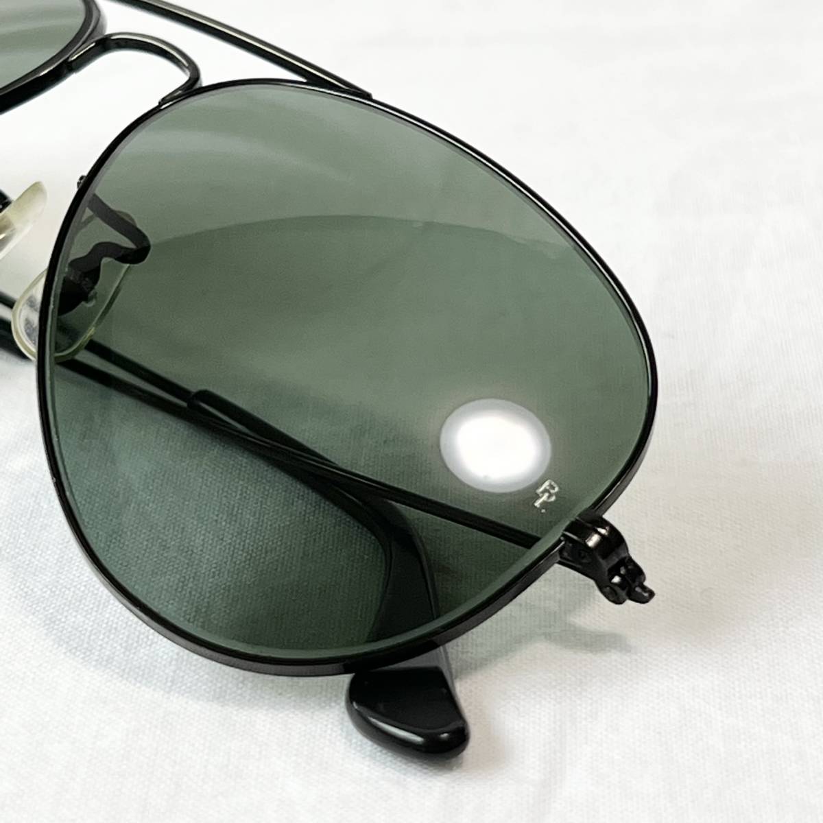 ◆Vintage B&L Ray-Ban BLACK AVIATOR 58mm ヴィンテージ ボシュロム社製 レイバン ブラック G-15 EYEWEAR ティアドロップ アビエーター_画像8