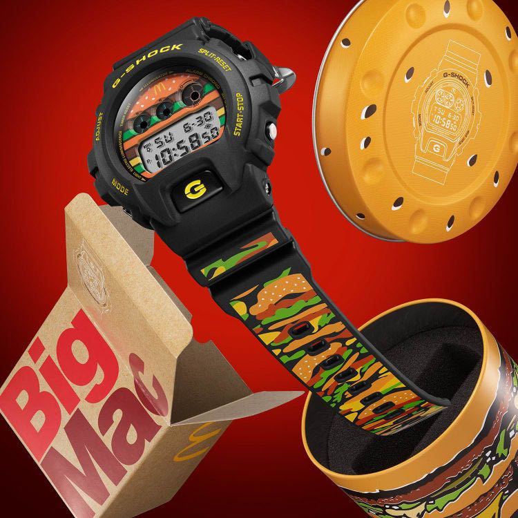 新品未開封 G-SHOCK マクドナルド ビッグマック 50周年記念モデル