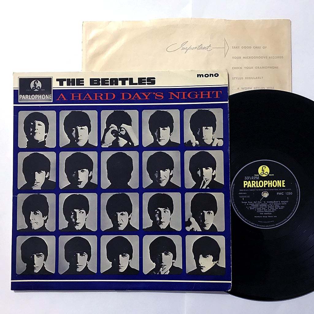 UK ORIG LP□Beatles□A Hard Day's Night□Parlophone PMC 1230 太