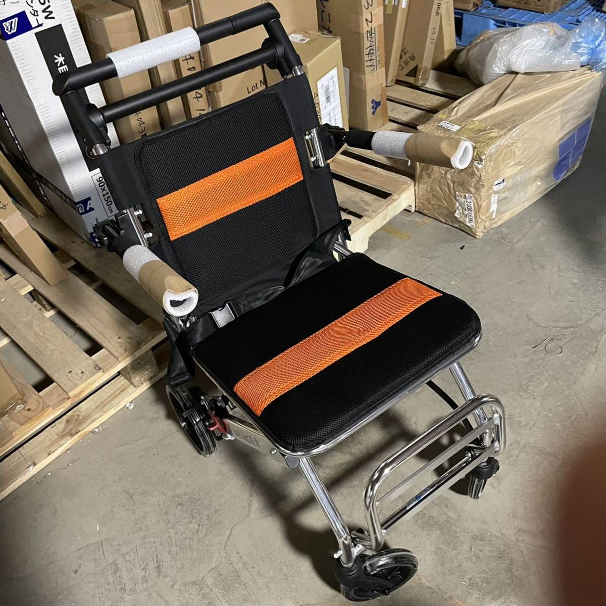 Ontrip超軽量型 車椅子 折りたたみ式 介助 介護
