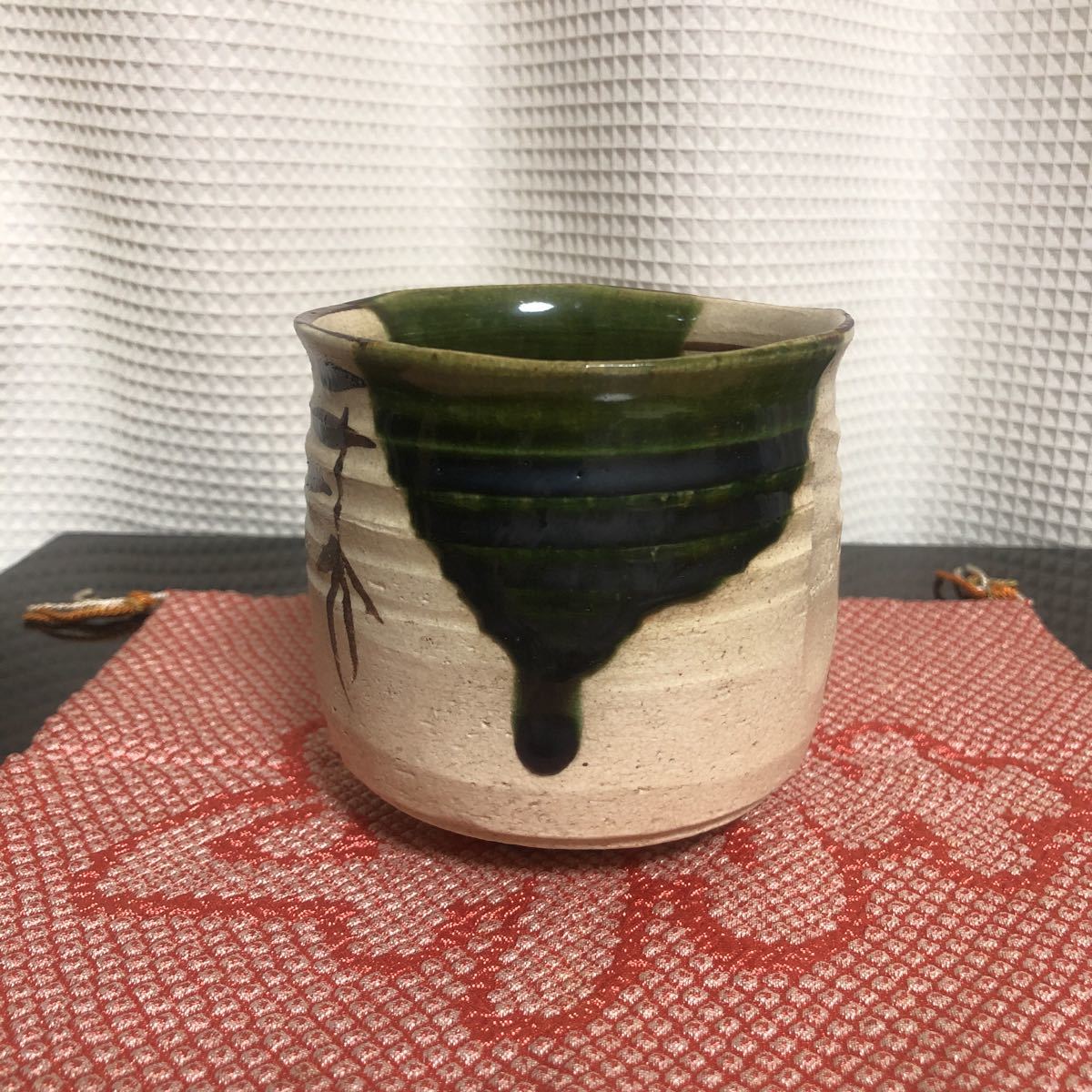 茶碗/茶道具/志野焼/京焼/筒茶碗/松織部 | controlrad.com.br