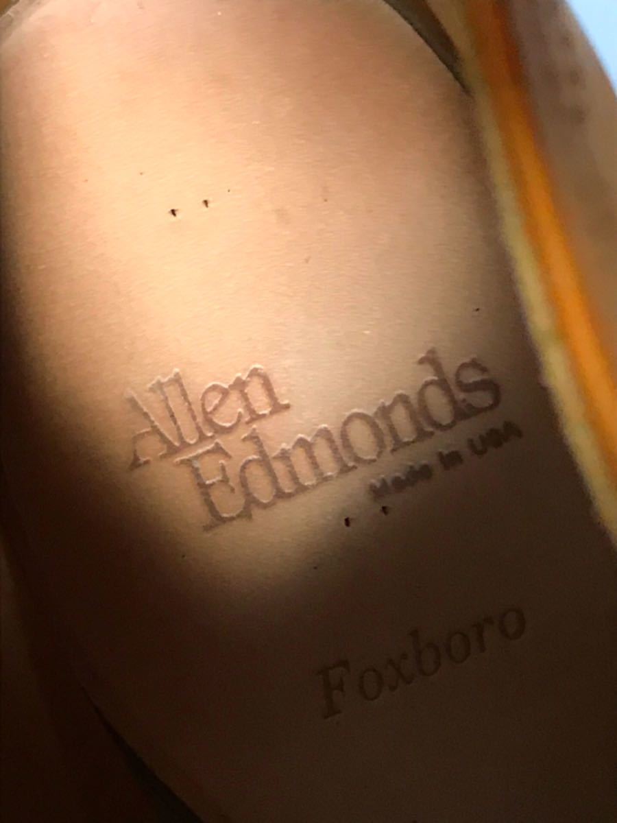 即決落札 Allen Edmonds 10 28㎝ チャッカブーツ ブラウン メンズ 高級靴 本革 ドレス フォーマル アレンエドモンズ 送料無料