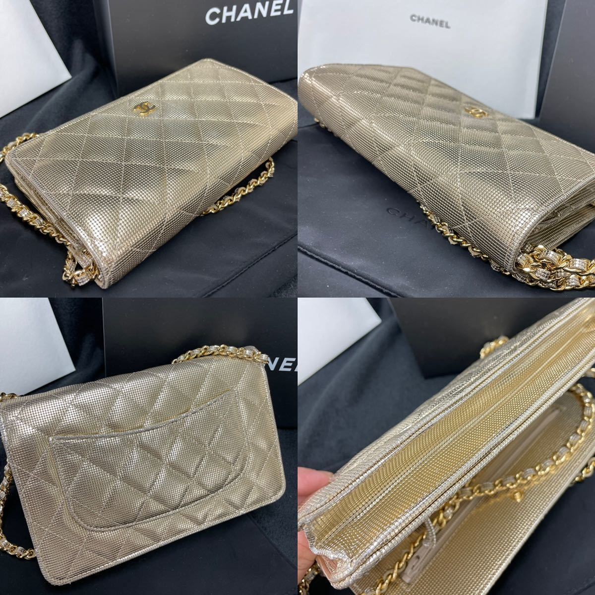 ☆CHANEL シャネル マトラッセ チェーンウォレット ゴールド金具