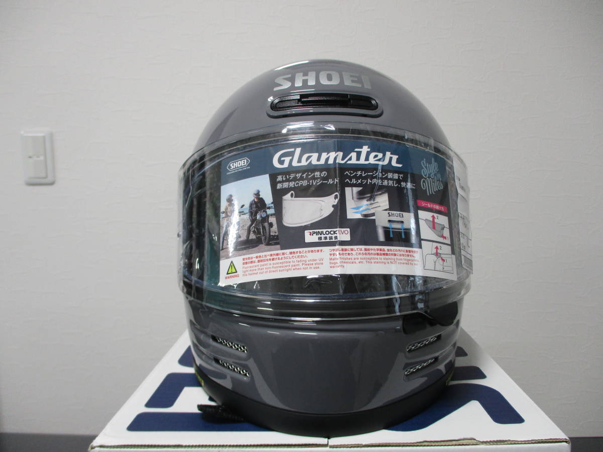 ヤフオク! - SHOEI Glamster グラムスター バサルトグレー X... ヤフオク! - SHOEI Glamster グラムスター バサルトグレー X...