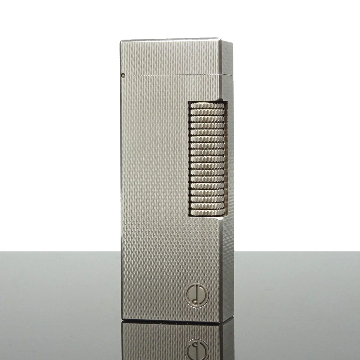 ★T1257 着火 ダンヒル dロゴ ローラー ガスライター シルバー dunhill メンズ★