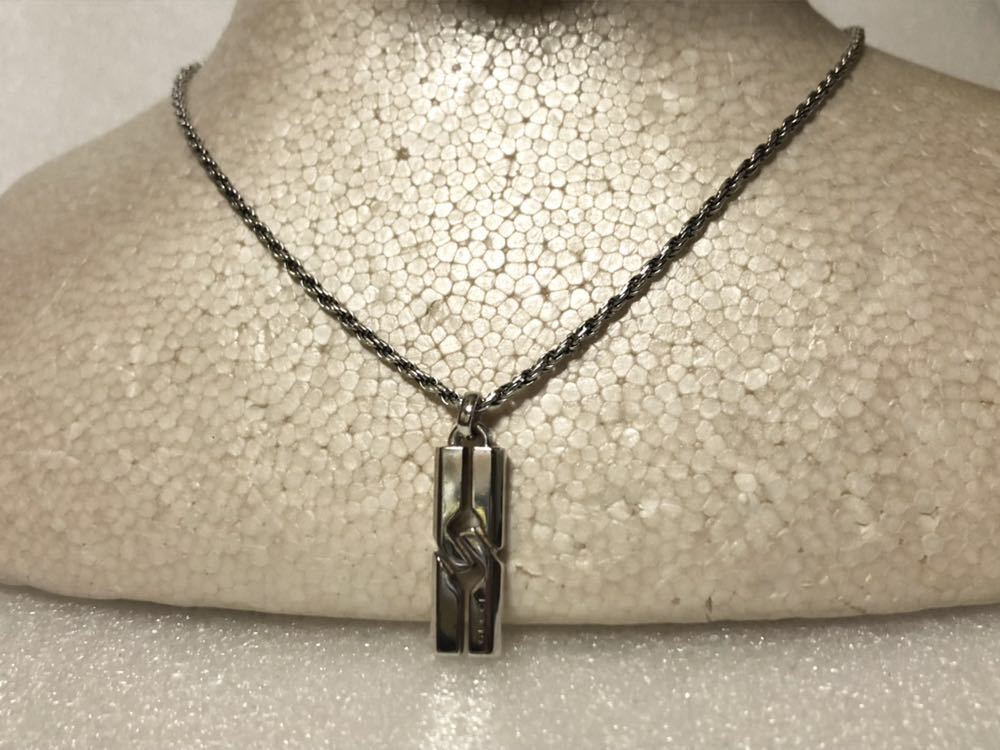 良品 グッチ ノット ネックレス トップ シルバー925 ccorca.org