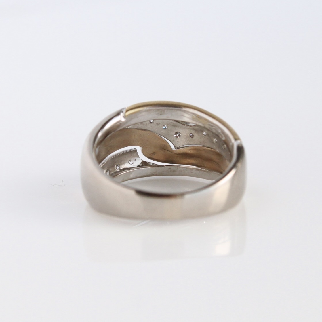 2022年秋冬新作 K18WG コンビ リング 指輪 gold ring - レディース ...