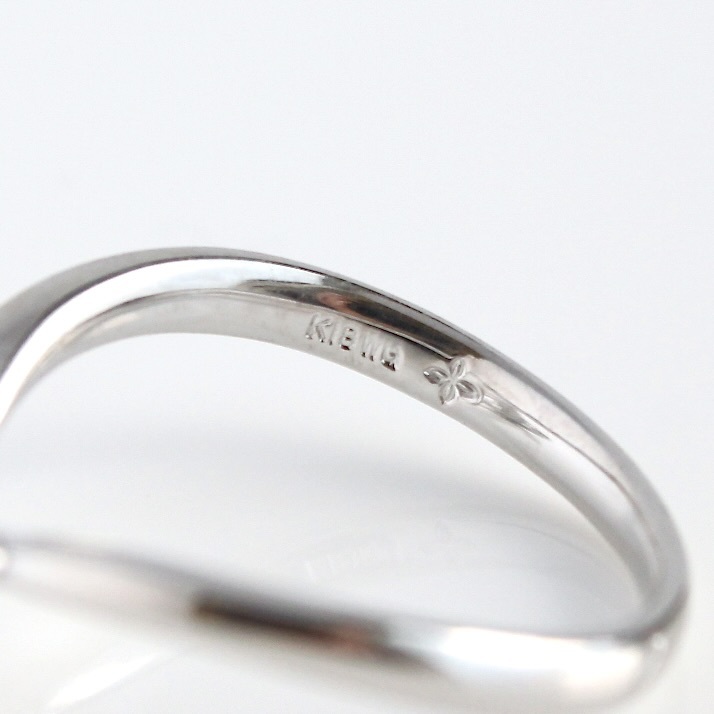 豪奢な リング スイング ダイヤ K18WG 指輪 treatment blue ring