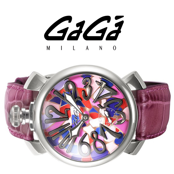1円 正規 ガガミラノGAGA MILANOマニュアーレ48mm高級ライン モザイク 1円 正規 ガガミラノGAGA MILANOマニュアーレ48mm高級ライン モザイク
