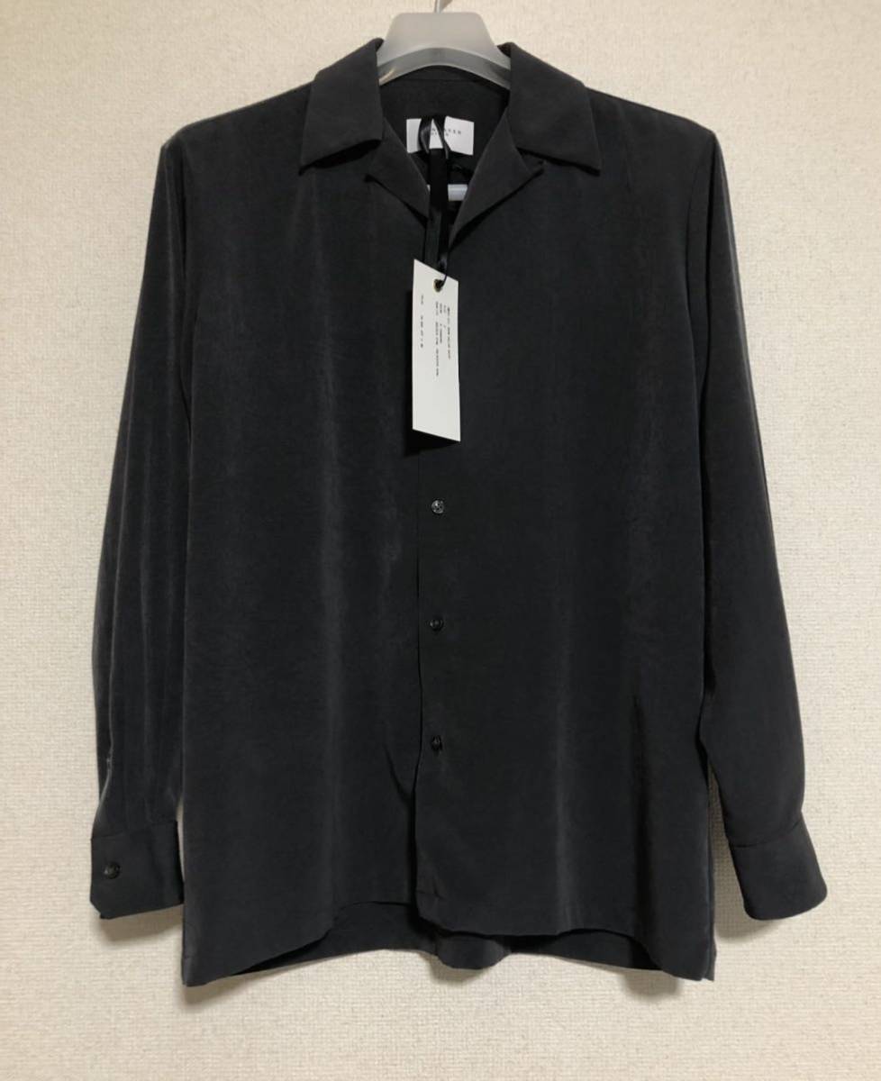 RAINMAKER KYOTO 20SS OPEN COLLAR SHIRT CHARCOAL サイズ3 美品