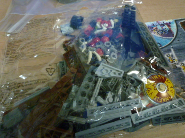159 開封品 未使用 レゴ バイキング LEGO 7020 バイキング軍の大砲