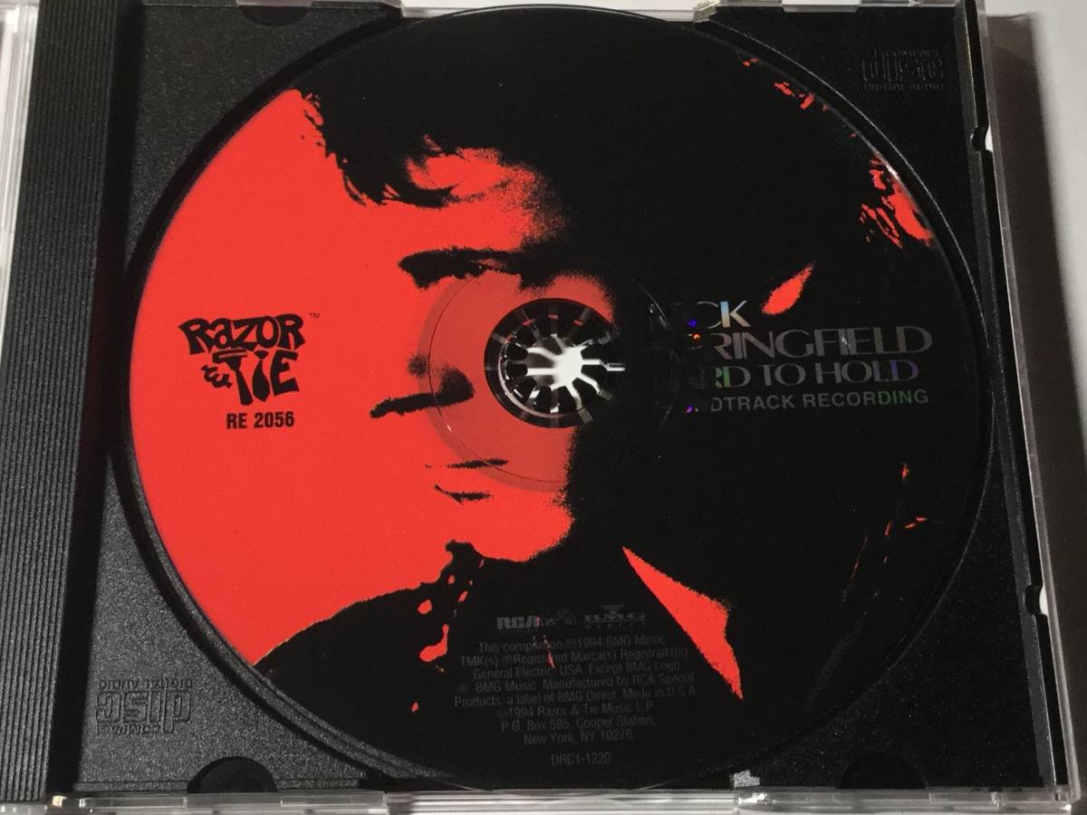 廃盤/CD/AOR/リック・スプリングフィールド/ハード・トゥ・ホールド #ランディ・クロフォード/ピーター・ガブリエル/ノナ・ヘンドリックスの画像5