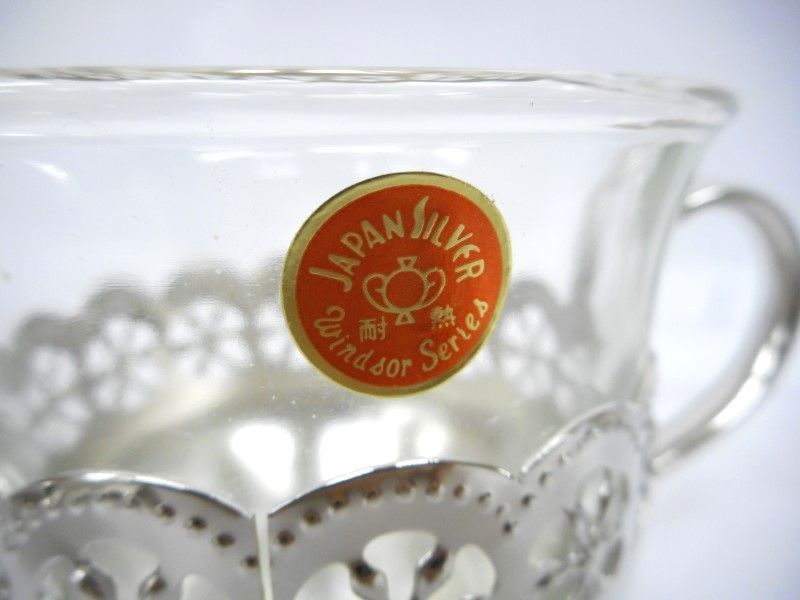 ジャパンシルバー JAPAN SILVER カップ&ソーサー 2客セット ジャパンシルバー JAPAN SILVER カップ&ソーサー 2客セット