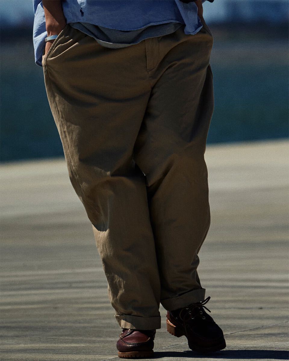 新品未使用タグ付き 〈POLO RALPH LAUREN〉2TUCK BIG CHINO PANTS「THE BIG CHINO」ポロ ラルフローレン ビッグチノパンツ AH 長谷川昭雄