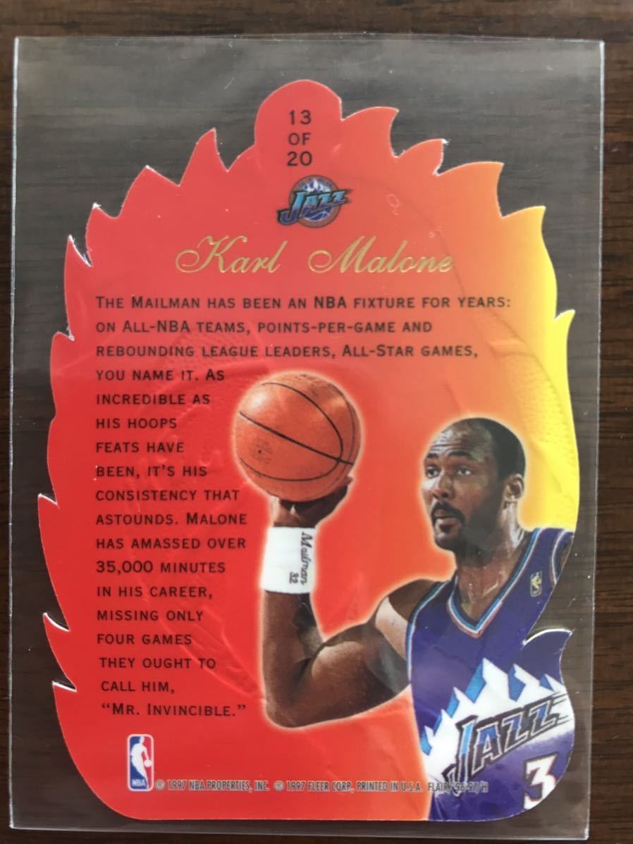 Upper Deck Auto Karl Malone マローン サイン NBA