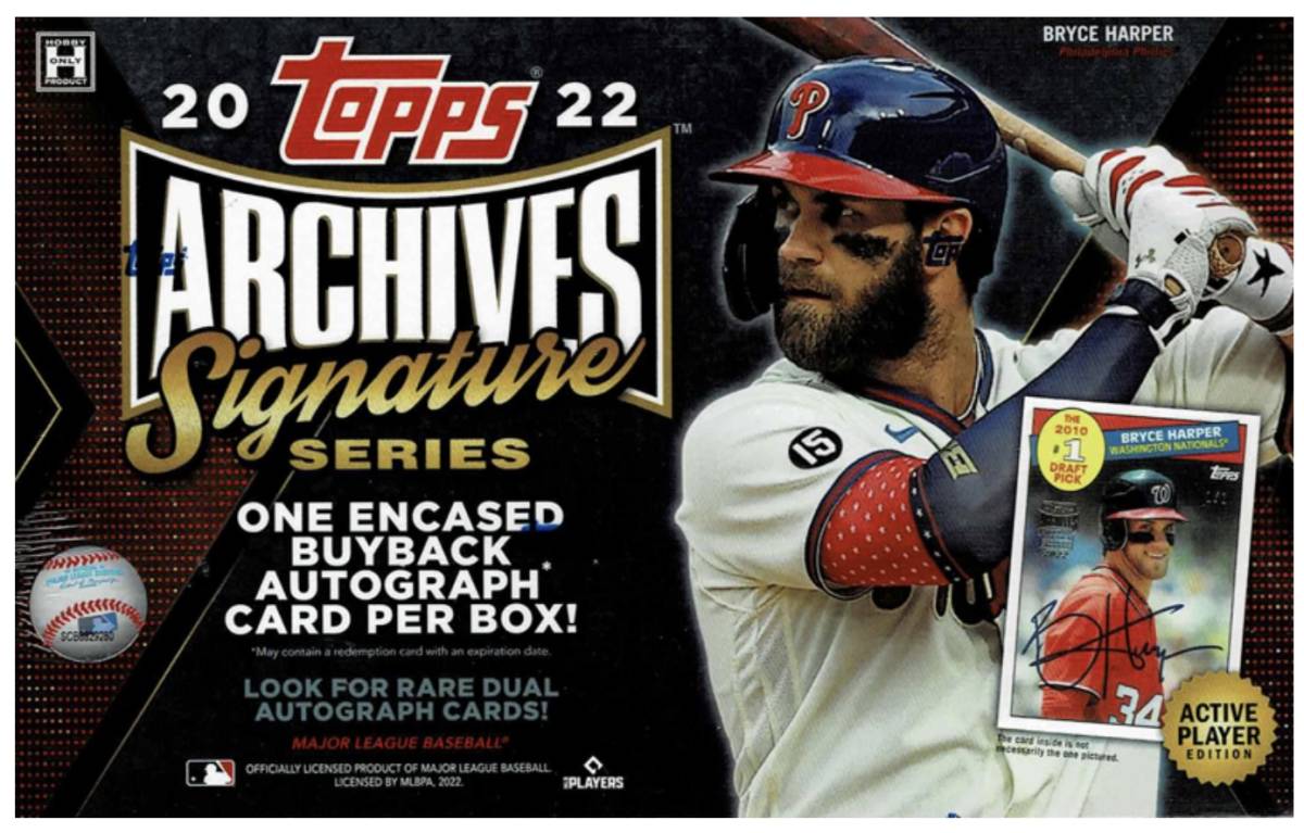 MLB 2022 Topps Archives Signature Series Baseball 新品未開封ボックス