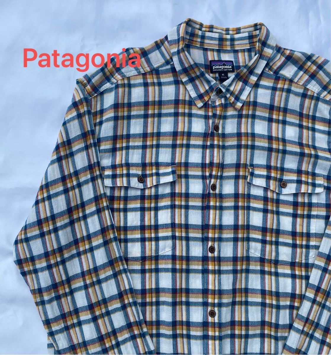 Patagonia パタゴニア　ネルシャツ　アウトドア　ヴィンテージ　古着 ビンテージ　  チェックシャツ