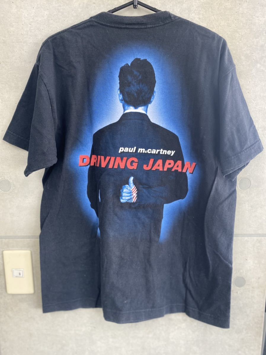 00'S 当時物　ポールマッカートニー　Tシャツ　ヴィンテージ　ブラック　サイズL ビートルズ　バンドTシャツ　_画像1