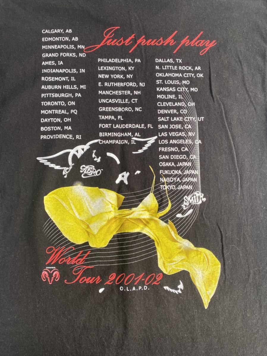 00'S 当時物 AEROSMITH Tシャツ ヴィンテージ 空山基 サイズXL エアロ