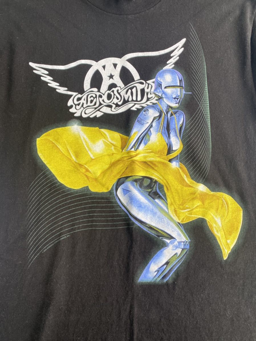 古 XL Aerosmith Tシャツ バンドT Vintage 空山基-