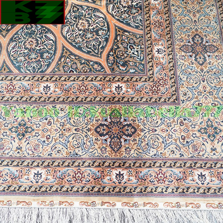 【贅沢敷物】ペルシャ 絨毯 シルク★310ｘ430ｃｍ 100％ ハンドメイド カーペット ラグ 住まい インテリア 応接間 リビング 高級 装飾 X35_画像7
