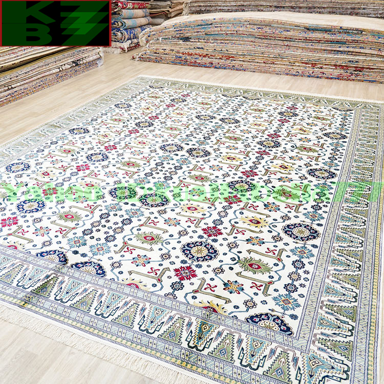 [ luxury rug ]peru car .. silk *310x400cm 100% hand made carpet rug house interior reception interval living high class equipment ornament X22