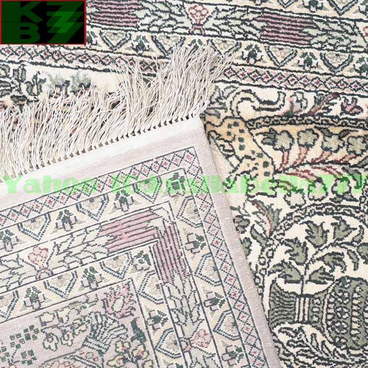 【贅沢敷物】ペルシャ 絨毯 シルク★180ｘ270ｃｍ 100％ ハンドメイド カーペット ラグ 住まい インテリア 応接間 リビング 高級 装飾 W38_画像7